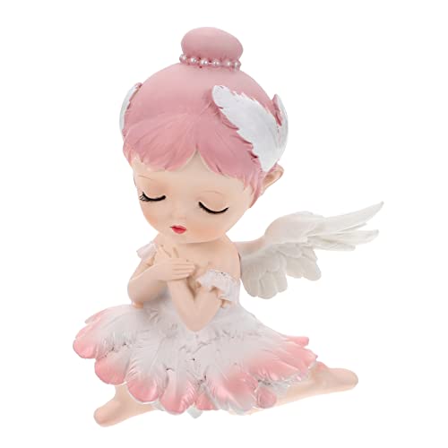ZUNOXAZ Harzkuchendekoration Rosa Party Ballett Geburtstagsdekorationen Mädchenfiguren Kuchenschmuck Netter Kuchen -Top Ballerina-Tortenaufsatz Cake Topper-Figur Ballerina-Figuren von ZUNOXAZ