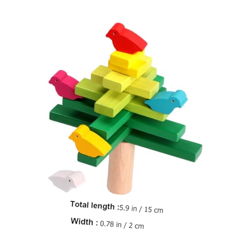 ZUNOXAZ Holz Balance Baum für Jahre Motorisches Lernspiel mit Bunten Bausteinen Fördert Feinmotorik Farben Formenerkennung Sicheres Glattes Material für Gemeinsames ZUNOXAZ Holz Balance Baum für Jahre Motorisches Lernspiel mit Bunten Bausteinen Fördert Feinmotorik Farben Formenerkennung Sicheres Glattes Material für Gemeinsames von ZUNOXAZ