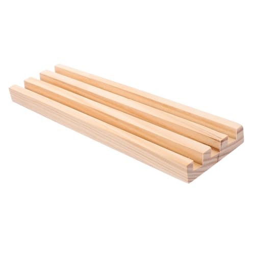 ZUNOXAZ Holz Domino Halter Vielseitiger Ständer für Tischspiele für Domino Spiele mit Familie und Freunden Minimalistisches Design für Handwerksprojekte und Kreative Spiele von ZUNOXAZ