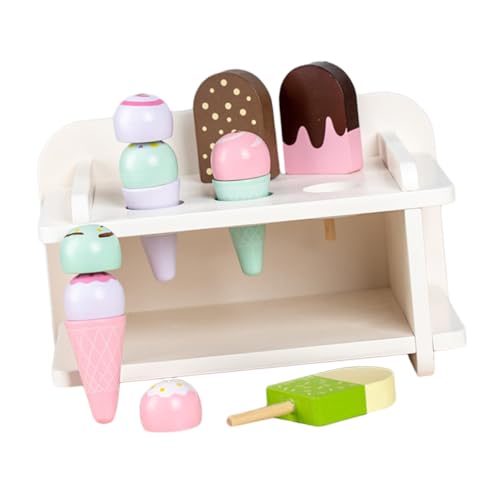 ZUNOXAZ Holz Eiscreme Deko mit Ständer Künstliche Simulation Robustes Holzmaterial Vielseitig Einsetzbar als Foto Requisite und Laden Dekoration für Familien und Freundesfotos ZUNOXAZ Holz Eiscreme Deko mit Ständer Künstliche Simulation Robustes Holzmaterial Vielseitig Einsetzbar als Foto Requisite und Laden Dekoration für Familien und Freundesfotos von ZUNOXAZ