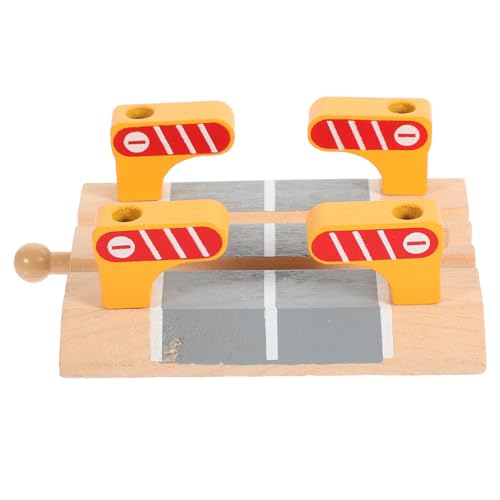 ZUNOXAZ Holz Eisenbahn Gleis Zubehör Railing Barrier Modell Bahnübergang Lernspielzeug für Realistische Gleissperre aus Poliertem Holz ZUNOXAZ Holz Eisenbahn Gleis Zubehör Railing Barrier Modell Bahnübergang Lernspielzeug für Realistische Gleissperre aus Poliertem Holz von ZUNOXAZ