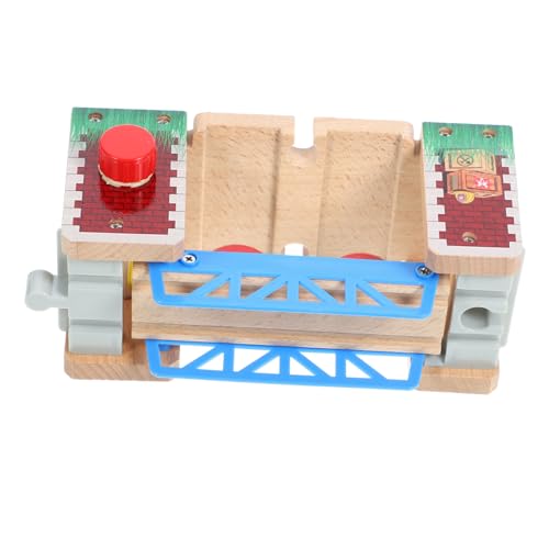 ZUNOXAZ Holz Eisenbahnbrücke Manuelle Hebebrücke für Holzzüge Spielzeugzubehör für Kreative Szenarien Kompatibel mit Gängigen Zuggarnituren Fördert die Feinmotorik und Kognitive ZUNOXAZ Holz Eisenbahnbrücke Manuelle Hebebrücke für Holzzüge Spielzeugzubehör für Kreative Szenarien Kompatibel mit Gängigen Zuggarnituren Fördert die Feinmotorik und Kognitive von ZUNOXAZ