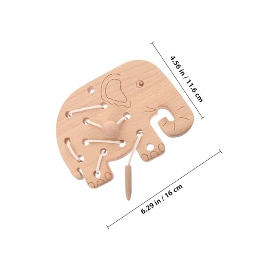 ZUNOXAZ Holz Fädelspielzeug für Kleinkinder Pädagogisches Lacing Toy aus Sicherem Holz Fördert Feinmotorik Hand Auge koordination und Konzentration Montessori Lernspielzeug ZUNOXAZ Holz Fädelspielzeug für Kleinkinder Pädagogisches Lacing Toy aus Sicherem Holz Fördert Feinmotorik Hand Auge koordination und Konzentration Montessori Lernspielzeug von ZUNOXAZ