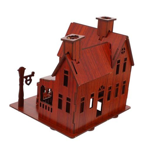ZUNOXAZ Holz Puzzle Hausmodell DIY Bausatz Kreatives Lernspielzeug für Kreativität Konzentration und Geschicklichkeit Geschenkidee für Familie und Freunde ZUNOXAZ Holz Puzzle Hausmodell DIY Bausatz Kreatives Lernspielzeug für Kreativität Konzentration und Geschicklichkeit Geschenkidee für Familie und Freunde von ZUNOXAZ