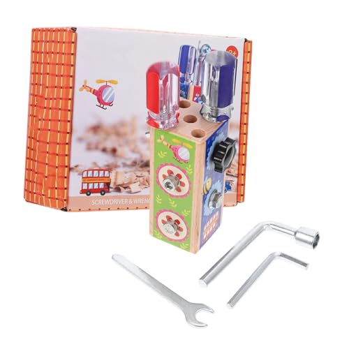 ZUNOXAZ Holz Schraubspielzeug Frühe Bildung Lernspielzeug Kreatives Motorikspiel für Kleinkinder Fördert Hand Auge Koordination und Farberkennung Geschenkidee für Jungen und Mädchen ZUNOXAZ Holz Schraubspielzeug Frühe Bildung Lernspielzeug Kreatives Motorikspiel für Kleinkinder Fördert Hand Auge Koordination und Farberkennung Geschenkidee für Jungen und Mädchen von ZUNOXAZ
