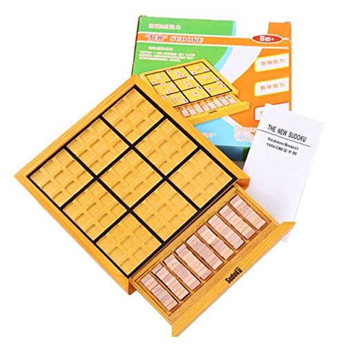 ZUNOXAZ Holz Sudoku Denkspiel für Erwachsene und Logisches Zahlenpuzzle mit Glatter Oberfläche Langlebig Kreatives Brettspiel Intelligenz und Geduld für Familie und Freizeit ZUNOXAZ Holz Sudoku Denkspiel für Erwachsene und Logisches Zahlenpuzzle mit Glatter Oberfläche Langlebig Kreatives Brettspiel Intelligenz und Geduld für Familie und Freizeit von ZUNOXAZ