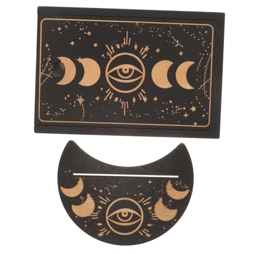 ZUNOXAZ Holz Tarot Kartenbox mit Ständer und Deckel Praktische Aufbewahrungsbox für Tarotkarten Kleine Gegenstände für Altar Wohnkultur Dekorative Aufbewahrung ZUNOXAZ Holz Tarot Kartenbox mit Ständer und Deckel Praktische Aufbewahrungsbox für Tarotkarten Kleine Gegenstände für Altar Wohnkultur Dekorative Aufbewahrung von ZUNOXAZ