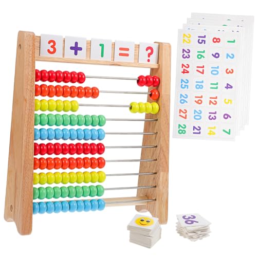 ZUNOXAZ Holz mit Zahlenkarten Pädagogisches Mathe für Kleinkinder und Vorschulkinder Rechenhilfe zum Zählen Addieren und Subtrahieren Robustes Lernspielzeug für Jungen und Mädchen ZUNOXAZ Holz mit Zahlenkarten Pädagogisches Mathe für Kleinkinder und Vorschulkinder Rechenhilfe zum Zählen Addieren und Subtrahieren Robustes Lernspielzeug für Jungen und Mädchen von ZUNOXAZ