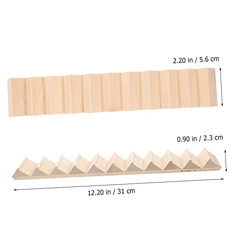 ZUNOXAZ Holz ohne Handlauf Langlebige DIY Treppe Dekoratives Zubehör für Puppenhaus Möbel Warmes Design für Miniatur Innenraum Modelle von ZUNOXAZ
