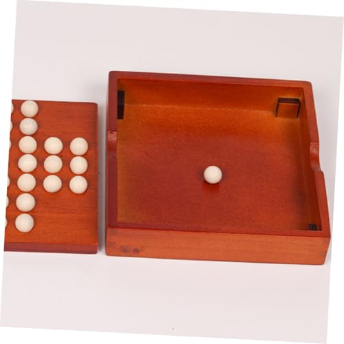 ZUNOXAZ Holz schachspiel mit Aufbewahrungsbox Kindersicher Pädagogisches Brettspiel für Erwachsene Fördert Logisches Denken Feinmotorik und Familienzeit Glatte Oberfläche Langlebig von ZUNOXAZ