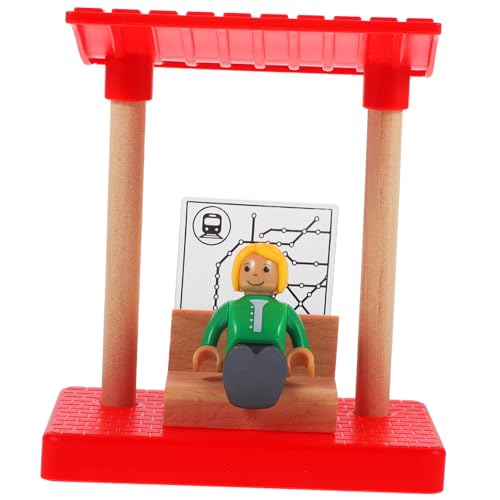 ZUNOXAZ Holzeisenbahn Zubehör mit Mini für Lernspielzeug Kreativität und Motorik Zufälligen Figuren und Detailgetreuer Gestaltung ZUNOXAZ Holzeisenbahn Zubehör mit Mini für Lernspielzeug Kreativität und Motorik Zufälligen Figuren und Detailgetreuer Gestaltung von ZUNOXAZ