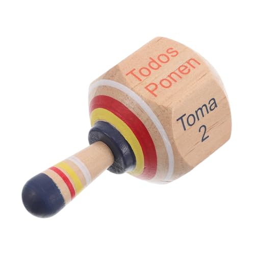 ZUNOXAZ Holzkreisel Handgefertigt aus Holz Tragbares Gyro für Dekoratives Kunstobjekt Konzentrationsfördernd für Fiesta Partys und Familienfeiern von ZUNOXAZ