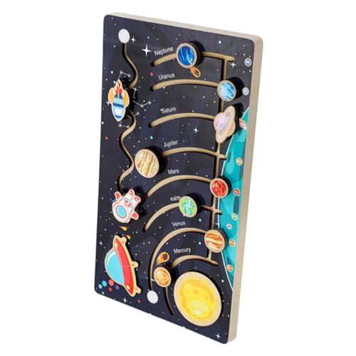 ZUNOXAZ Holzplaneten Puzzle für Lernspielzeug Sonnensystem mit Beweglichen Planeten Ab Jahren Montessori Pädagogisches Formen und Farberkennung ZUNOXAZ Holzplaneten Puzzle für Lernspielzeug Sonnensystem mit Beweglichen Planeten Ab Jahren Montessori Pädagogisches Formen und Farberkennung von ZUNOXAZ