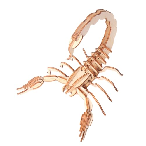 ZUNOXAZ Holzpuzzle Insektenmodell DIY Bausatz für Kleber und Werkzeug Handgefertigtes Holzspielzeug zum Bemalen Pädagogisches Puzzle für Kreative Dekoration und Lernspaß von ZUNOXAZ