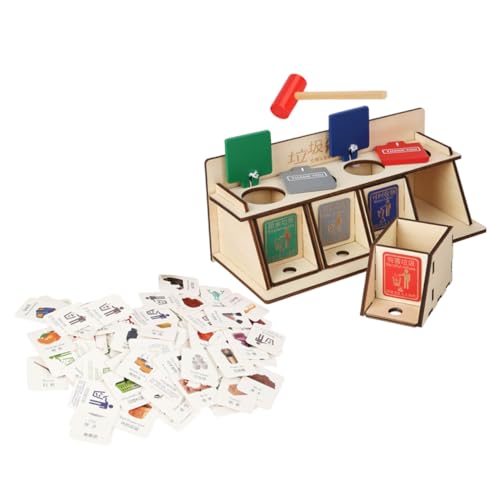 ZUNOXAZ Holzspielzeug Müllsortierung DIY Lernspielzeug Pädagogisches Abfalltrennungsspiel für Montessori Frühe Bildung Nachhaltiges Material Sicher und Langlebig Fördert Motorische ZUNOXAZ Holzspielzeug Müllsortierung DIY Lernspielzeug Pädagogisches Abfalltrennungsspiel für Montessori Frühe Bildung Nachhaltiges Material Sicher und Langlebig Fördert Motorische von ZUNOXAZ