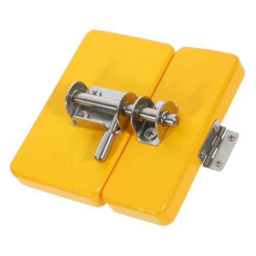 ZUNOXAZ Holzspielzeug Türverschluss Steckspiel Gelb Lernspielzeug zur Feinmotorik Hand Auge Koordination Busy Board für Kleinkinder Frühe Entwicklung ZUNOXAZ Holzspielzeug Türverschluss Steckspiel Gelb Lernspielzeug zur Feinmotorik Hand Auge Koordination Busy Board für Kleinkinder Frühe Entwicklung von ZUNOXAZ