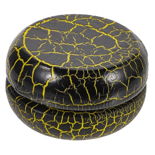 ZUNOXAZ Holzspielzeug Yo yo Ball mit Rissmuster Förderndes Kinderspielzeug zur Fingerfertigkeit Kleines Tragbares Lernspielzeug für Jungen und Mädchen Pädagogisches Holzjojo für Ab Jahren von ZUNOXAZ