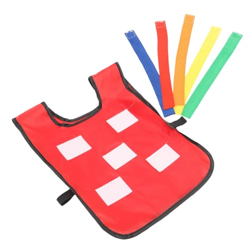ZUNOXAZ Interaktives Kinderspielset Rückengurt mit Bändern Pädagogisches Outdoor Kindergarten Fördert Sensorisches Training Soziale Fähigkeiten und Bewegung Rot ZUNOXAZ Interaktives Kinderspielset Rückengurt mit Bändern Pädagogisches Outdoor Kindergarten Fördert Sensorisches Training Soziale Fähigkeiten und Bewegung Rot von ZUNOXAZ
