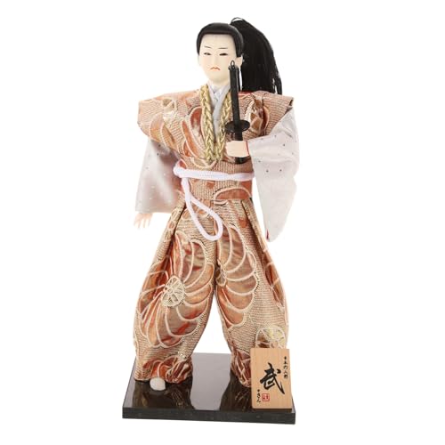 ZUNOXAZ Japanische Samurai Figur Desktop Dekoration Japanischer Krieger Sammler Deko für Zuhause und Büro mit Stabilem Stand und Langlebigem Material von ZUNOXAZ