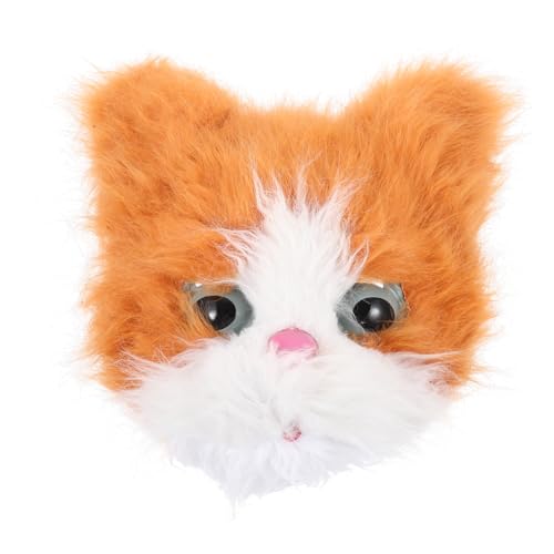 ZUNOXAZ Katzenmaske für Halloween Lustige Tiermaske Fell für Kostümpartys Cosplay und Maskeraden mit Realistischem Design und Guter Sichtbarkeit von ZUNOXAZ