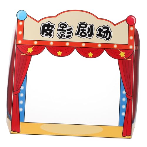 ZUNOXAZ Kindergarten Puppentheater Bühne Handgefertigte Schattenpuppen Requisiten für Realistische Bühne Vielseitig Einsetzbar für Geschichtenerzählen und Schatten Spiel von ZUNOXAZ
