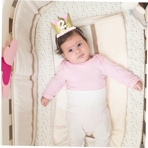ZUNOXAZ Kindergeburtstagskrone Haarband Leicht und Robust Niedliches Stirnband für Kleinkinder als Party Fotodeko Bequemer Kopfschmuck für Mädchen und Jungen Jahre Geeignet ZUNOXAZ Kindergeburtstagskrone Haarband Leicht und Robust Niedliches Stirnband für Kleinkinder als Party Fotodeko Bequemer Kopfschmuck für Mädchen und Jungen Jahre Geeignet von ZUNOXAZ