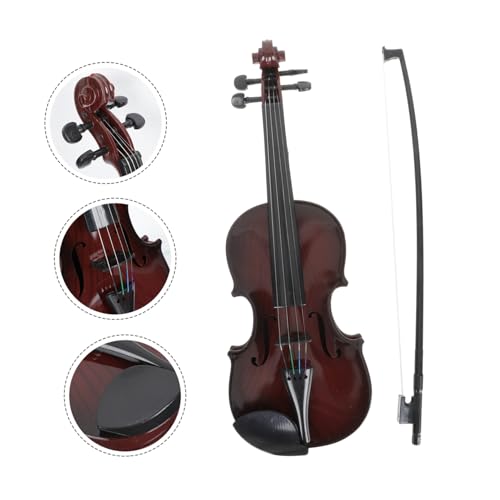 ZUNOXAZ Kindergeige mit Verstellbaren Saiten Violine Musikinstrument Lernspielzeug für Anfänger Jungen Mädchen Geschenk Zufällige Farbe Zufällige Farbe von ZUNOXAZ