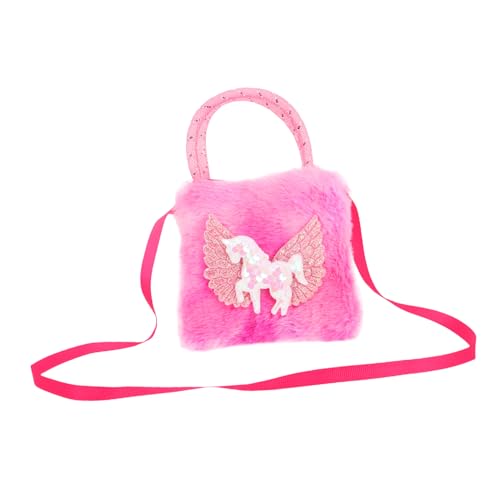ZUNOXAZ Kindliche Plüsch Umhängetasche Einhorn Leichte Kleine Messenger Bag Schultertasche Handtasche und Geldbörse Für Schule Reise Shopping Mädchen ZUNOXAZ Kindliche Plüsch Umhängetasche Einhorn Leichte Kleine Messenger Bag Schultertasche Handtasche und Geldbörse Für Schule Reise Shopping Mädchen von ZUNOXAZ