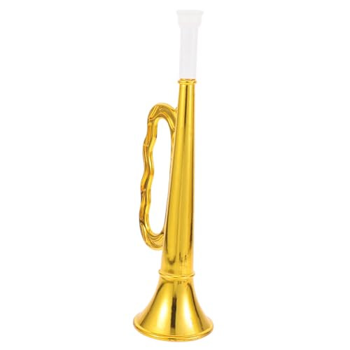 ZUNOXAZ Kleine Kunststoff trompete mit Lautem Klang für Party Festival Musikinstrument Zubehör Kreatives Geschenk für Mädchen Jungen von ZUNOXAZ