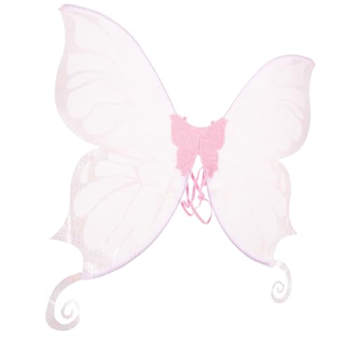 ZUNOXAZ Kostüm Flügel Leichtes Schmetterlingsflügel Requisit für Frauen Erwachsene Cosplay Party Karneval Bühnenauftritt Rosa Fairy Wing Prop von ZUNOXAZ