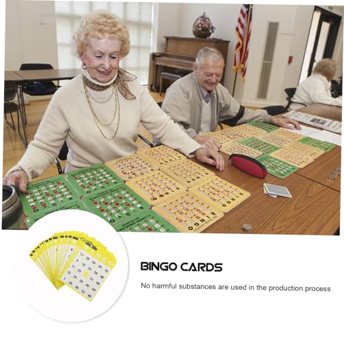 ZUNOXAZ Kreative Bingo Spielkarten für Freunde und Farbige zählkarten Geeignet für Partys Klassenzimmer Fundraiser und Geistige Entwicklungsspielzeuge Zufällige Farbe Zufällige Farbe von ZUNOXAZ