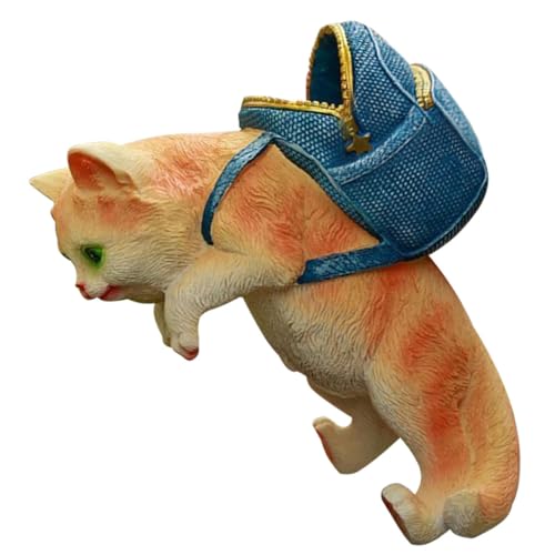 ZUNOXAZ Kreative Kleine Katzenfigur aus Resin Realistische Blumenübertopf Deko Vielseitige Gartendeko und Geschenkidee für Katzenliebhaber für Innen und Außenbereich ZUNOXAZ Kreative Kleine Katzenfigur aus Resin Realistische Blumenübertopf Deko Vielseitige Gartendeko und Geschenkidee für Katzenliebhaber für Innen und Außenbereich von ZUNOXAZ
