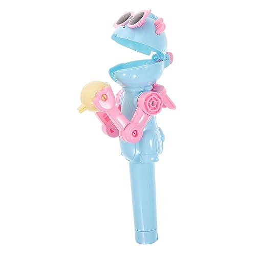 ZUNOXAZ Kreativer Lutscherhalter Roboter Dinosaurier Blau Tragbarer Lollipop Pop Up Halter Stressreduzierendes für Kindergeburtstag und Partys Langlebig und Kindgerecht von ZUNOXAZ