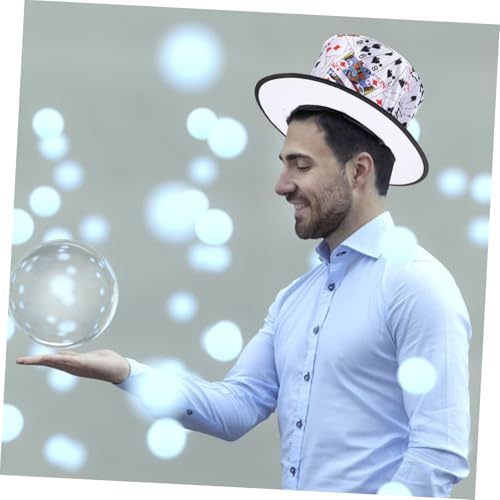 ZUNOXAZ Kreativer Zauberer Hut Halloween Party Bühnenrequisit für Erwachsene und Einzigartiges Design für Karneval und Verkleidung von ZUNOXAZ