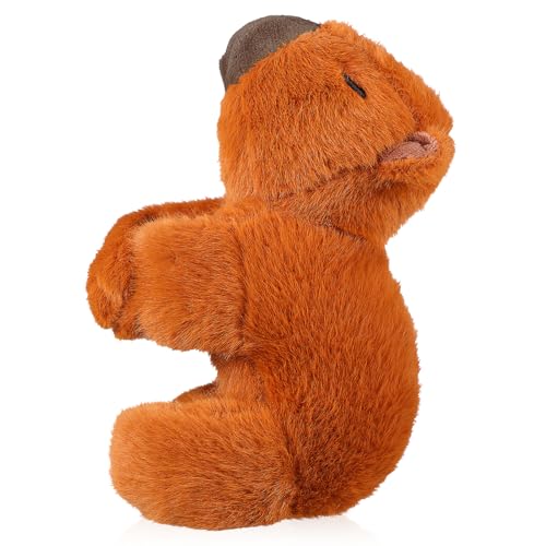 ZUNOXAZ Kuscheltiere Capybara Slap Bracelet Plüscharmband für Partys Weiches Stofftier mit Vielseitiger Anwendung für Geburtstagsgeschenke und Themenveranstaltungen von ZUNOXAZ