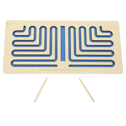 ZUNOXAZ Labyrinthspielzeug für Interhemisphärisches Trainingsspiel Hand Auge koordination Motorisches Lernspielzeug für Mädchen und Jungen Bunte Farben Geistige Entwicklung von ZUNOXAZ