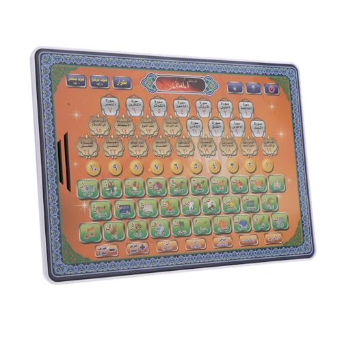 ZUNOXAZ Lernmaschine Arabisch Alphabet Klangspielzeug Tragbares Sprachlerngerät für Mädchen Multifunktionales Pädagogisches Lernspielzeug mit Dauerhaftem Bildungsinhalt für Geburtstags von ZUNOXAZ
