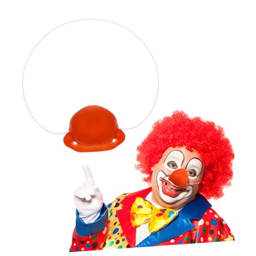 ZUNOXAZ Lustige Rote Clown Nase aus Kunststoff Klassische Karneval Party Accessoire Masquerade Kostüm Requisite für Erwachsene Zirkus und Halloween Feiern ZUNOXAZ Lustige Rote Clown Nase aus Kunststoff Klassische Karneval Party Accessoire Masquerade Kostüm Requisite für Erwachsene Zirkus und Halloween Feiern von ZUNOXAZ