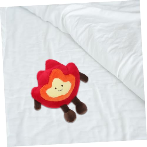 ZUNOXAZ Lustiges Flammen plüschtier Weiches Kuschelkissen Multifunktional Niedliche Feuerholz Dekoration für Zimmer und Party Gemütliches Geschenk für Erwachsene von ZUNOXAZ