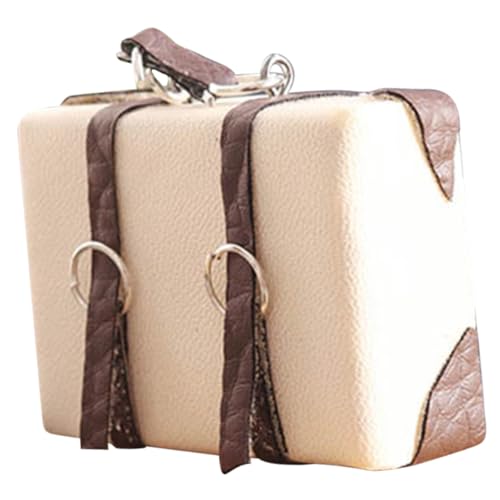 ZUNOXAZ MINI Model Aktentasche Puppe Hochzeit Kind Mini-Koffer klein Miniaturtransportfall Mini-Gepäckkoffer Miniatur-Vintage-Koffer Mini-Haus-Mini- 1:12 Miniaturkoffer Miniaturgepäck von ZUNOXAZ
