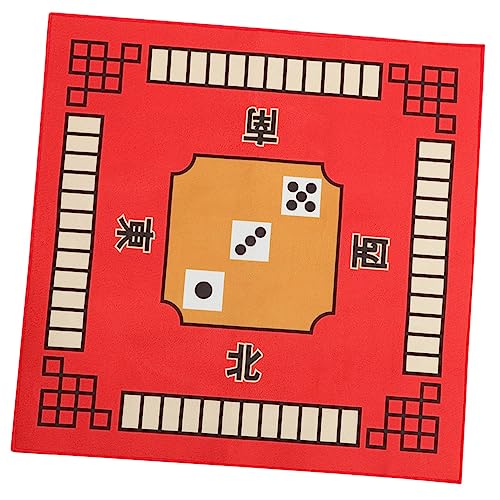ZUNOXAZ Mahjong Tischmatte rutschfest Quadratisch Geräuschdämpfend aus Strapazierfähigem Mikrofaser Material für Brettspiele und Partys Rot Leicht zu Transportieren Lagern ZUNOXAZ Mahjong Tischmatte rutschfest Quadratisch Geräuschdämpfend aus Strapazierfähigem Mikrofaser Material für Brettspiele und Partys Rot Leicht zu Transportieren Lagern von ZUNOXAZ