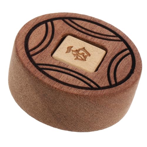 ZUNOXAZ Mahjong Würfel aus Echtem Holz Kleines Partyspiel Zubehör Dekorative Brettspielwürfel für Chinesisches Mahjong Leicht Tragbar für Gesellige Spiele und Unterhaltung von ZUNOXAZ