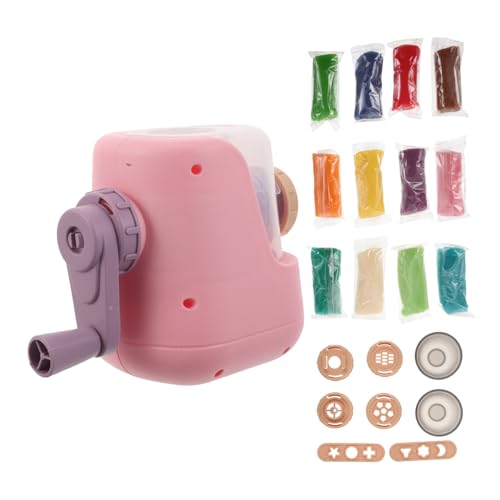 ZUNOXAZ Manuelle Spielset mit Buntem Knetmasse DIY Kreativkit Lernspielzeug Farben Formenerkennung Sicher und Leicht zu Reinigen für Fantasievolles Rollenspiel und Familienzeit von ZUNOXAZ