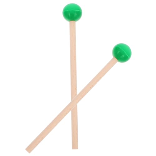 ZUNOXAZ Marimbaschlägel Grün Percussion Instrument Mallets für Xylophon Zungentrommel mit Sicherem Material Langlebig Ergonomisch für Anfänger Bühnenmusik von ZUNOXAZ