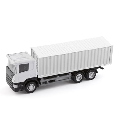 ZUNOXAZ Maßstab Container LKW Modellspielzeug aus Legierung Detailgetreues DIY Transportfahrzeug für Pädagogisch Wertvoll und Robust für Kreatives Basteln von ZUNOXAZ