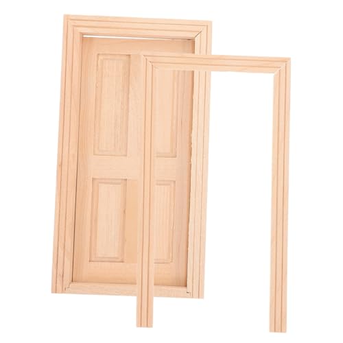 ZUNOXAZ Maßstab DIY Puppenhaus Dekoration aus Holz Langlebig Realistisch Gestaltet für Miniaturhäuser Bastelprojekte Miniaturmöbel Zubehör von ZUNOXAZ