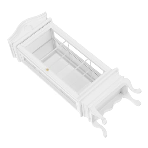ZUNOXAZ Maßstab Handgefertigtes Display Regal mit Gebogenem Oberteil Kleines Puppenhaus Möbel Zubehör Realistisches Miniatur Vitrinenschrank für Sammelstücke und Dekoration ZUNOXAZ Maßstab Handgefertigtes Display Regal mit Gebogenem Oberteil Kleines Puppenhaus Möbel Zubehör Realistisches Miniatur Vitrinenschrank für Sammelstücke und Dekoration von ZUNOXAZ