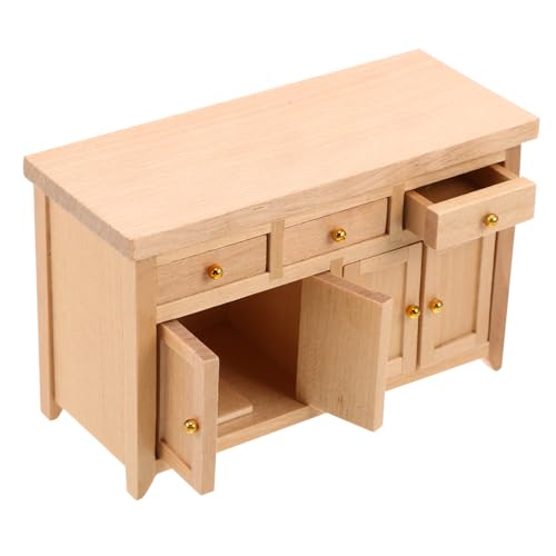 ZUNOXAZ Maßstab Holz Möbel mit Funktionalen und Stauraum Platzsparend und Dekorativ Kompaktes Design für Wohnzimmer und Küche von ZUNOXAZ