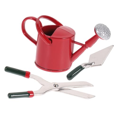 ZUNOXAZ Maßstab Rot Mini Gießkanne und Zubehör aus Legierung Puppenhaus Gartenbedarf Handliches Miniatur Gartengerät für Dekoration und Spiel ZUNOXAZ Maßstab Rot Mini Gießkanne und Zubehör aus Legierung Puppenhaus Gartenbedarf Handliches Miniatur Gartengerät für Dekoration und Spiel von ZUNOXAZ