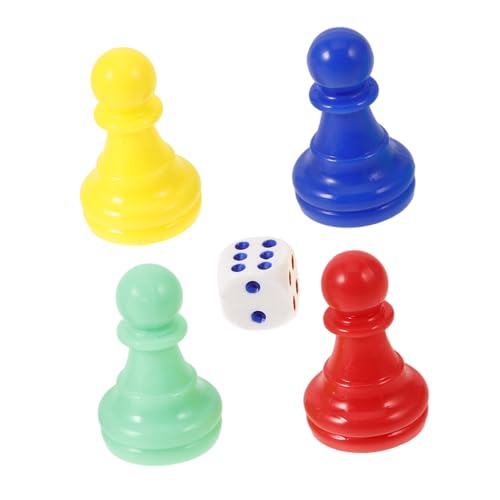 ZUNOXAZ Mehrfarbige Kunststoff-Bauern, Schachfiguren, Spiel Für Brettspiele, Tischmarker, Kunsthandwerk Für Schachspielkomponenten ZUNOXAZ Mehrfarbige Kunststoff-Bauern, Schachfiguren, Spiel Für Brettspiele, Tischmarker, Kunsthandwerk Für Schachspielkomponenten von ZUNOXAZ